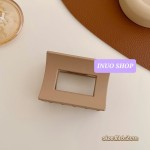 Pinzas de moda beige, Pinzas para el cabello con formas de flor